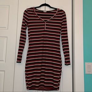 Ribbed bodycon dress